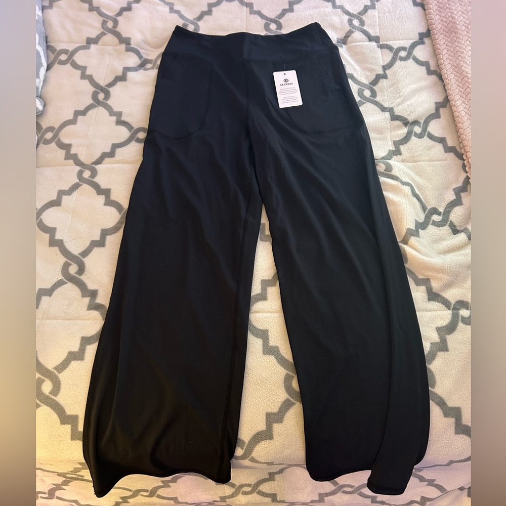 Black Wide-Leg Pants